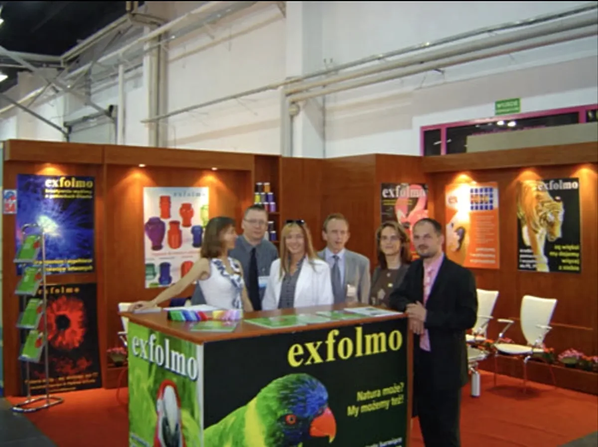 Stoisko Exfolmo na targach Plastpol